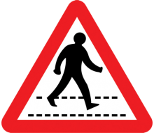 Zebra Crossing Ahead | Road Signs Direct