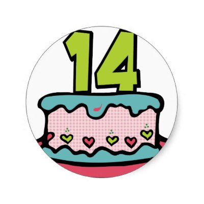 14 years old birthday clipart - ClipartFox