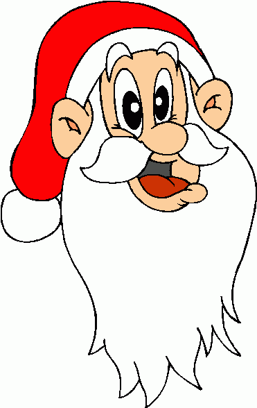 Clipart santa face