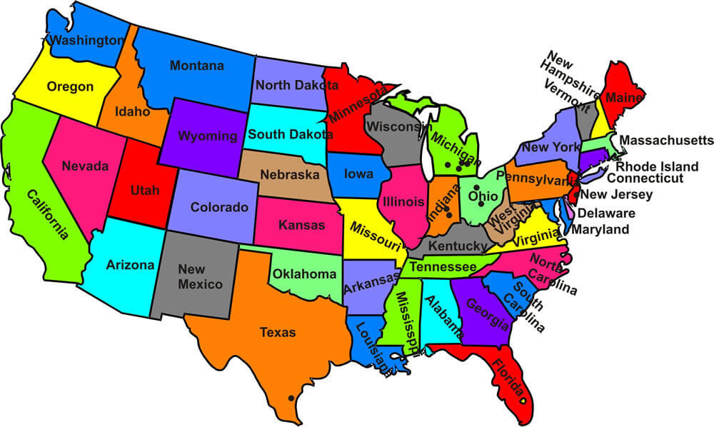 Map USA