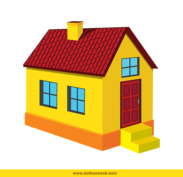 Learn How to Create a 3D House Vector in Illustrator | Entheos