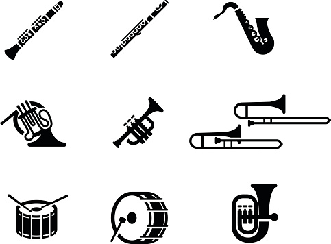 Marching Band Clip Art, Vector Images & Illustrations