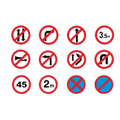 Traffic Signs - Traffic Mandatory Sign Manufacturer from Mumbai.