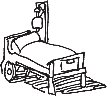 Hospital Bed Clipart - Tumundografico