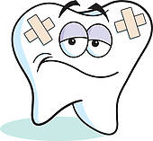 Broken tooth clipart