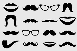42+ Mustache Lips Clip Art