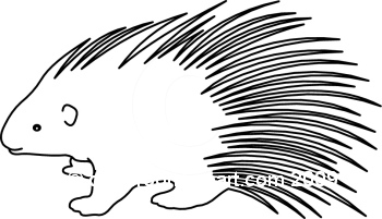 Porcupine Clip Art Free - Free Clipart Images