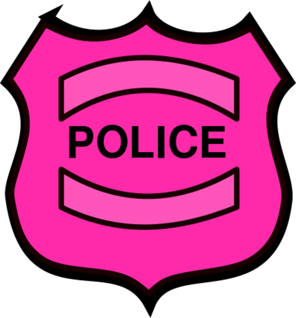 Police Badge - vector Clip Art