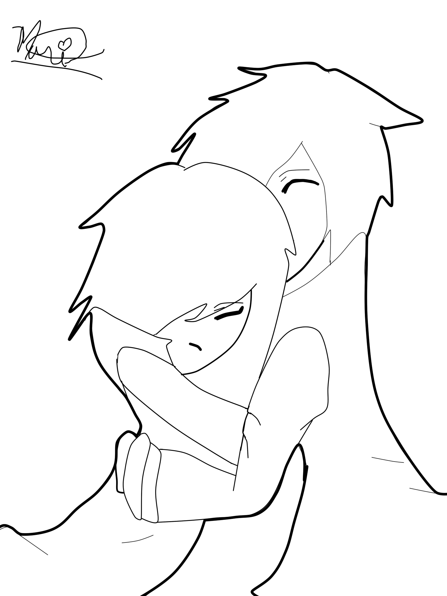 People Hugging Cartoon