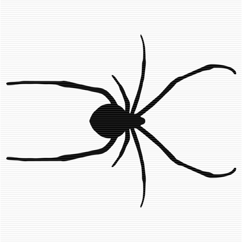 Halloween Clip Art Black And White Spider - quoteko.