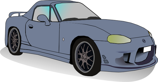 Auto Mazda clip art - vector clip art online, royalty free ...