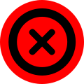 X icon B (Hungary).svg
