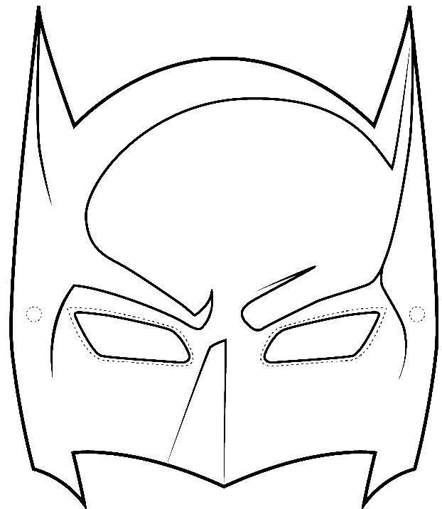 Sample Batman Mask Template - wikiHow