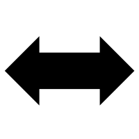 Charbase U+2B0C: LEFT RIGHT BLACK ARROW