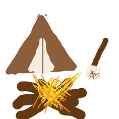 preschool, camping
