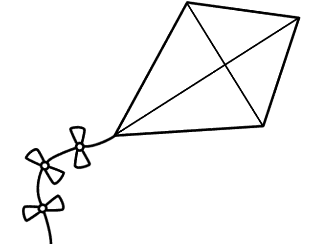 Best Photos of Kite Template For Preschoolers - Printable Kite ...