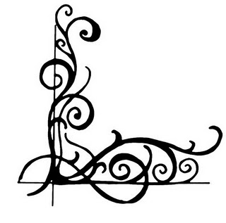 Corner flourish clipart