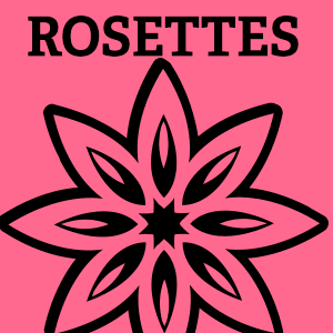 Rosette fonts / shapes for Photoshop, MS Word, CorelDRAW, PSP ...