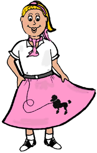 Poodle Skirt Clipart
