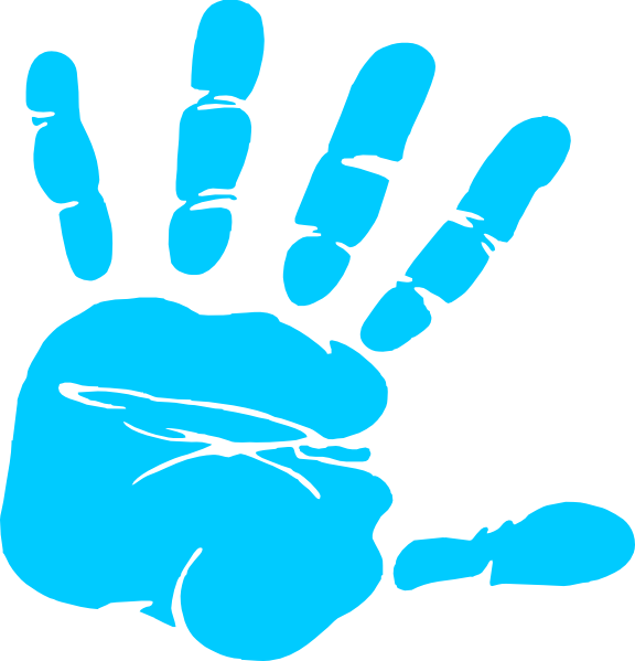 Pink Handprints - ClipArt Best