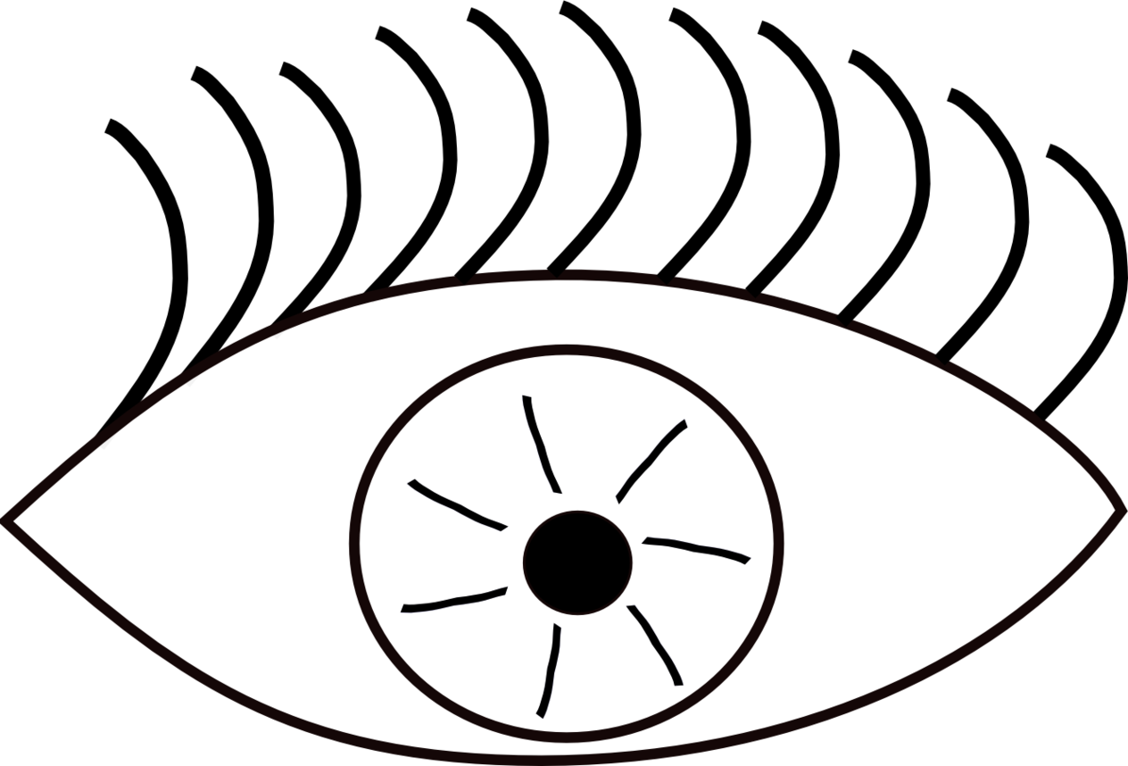 Eye Clip Art Black And White Clipart - Free to use Clip Art Resource
