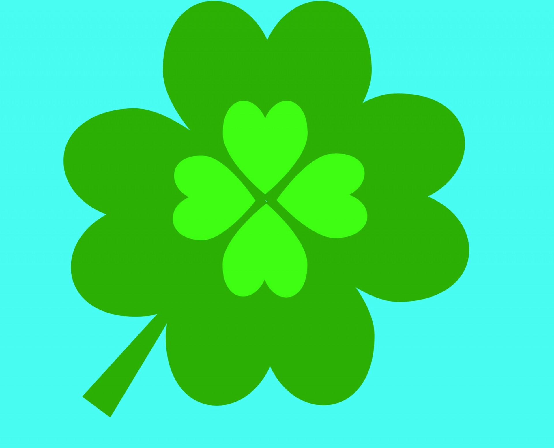 Four Leaf Clover Clip Art Free Stock Photo - Public Domain Pictures