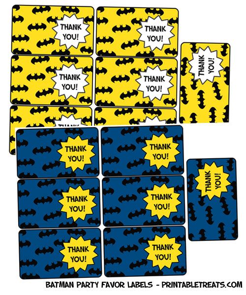1000+ images about Batman Birthday Printables