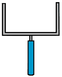 Goal post clip art