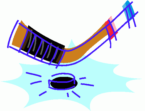 Floor hockey clipart