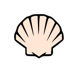 Best Photos of Seashell Template Cut Out Birthday - Shell Template ...