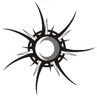 Sun, Sun designs and Stars