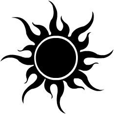 Sun, Tribal sun and Photos