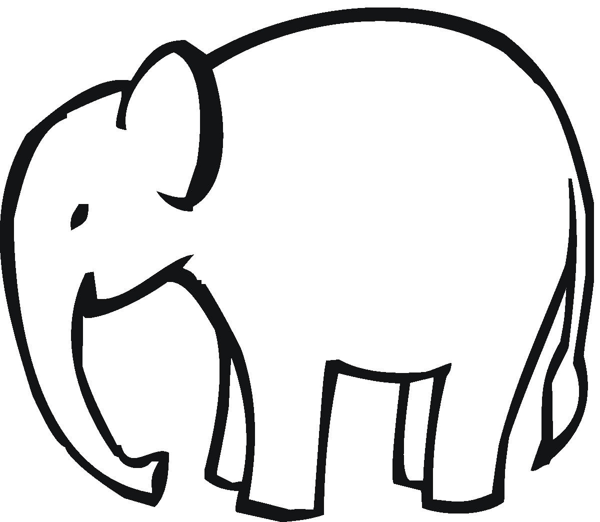 Elephant Line Art | Free Download Clip Art | Free Clip Art | on ...
