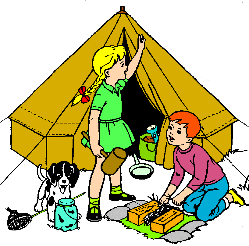Camping kids summer camp clipart kids camp clip art - dbclipart.com