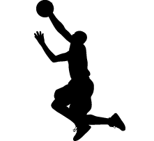 Basketball Silhouette - ClipArt Best