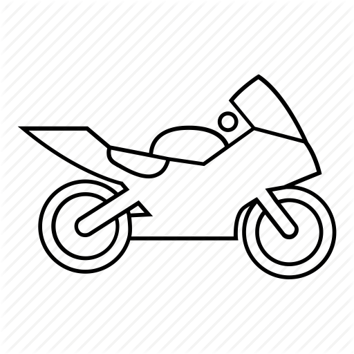 Motorbike, motorcycle, race, racing bike, speed, sports icon ...