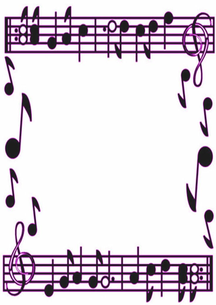 1000+ images about Borders | Clip art, Music notes ...