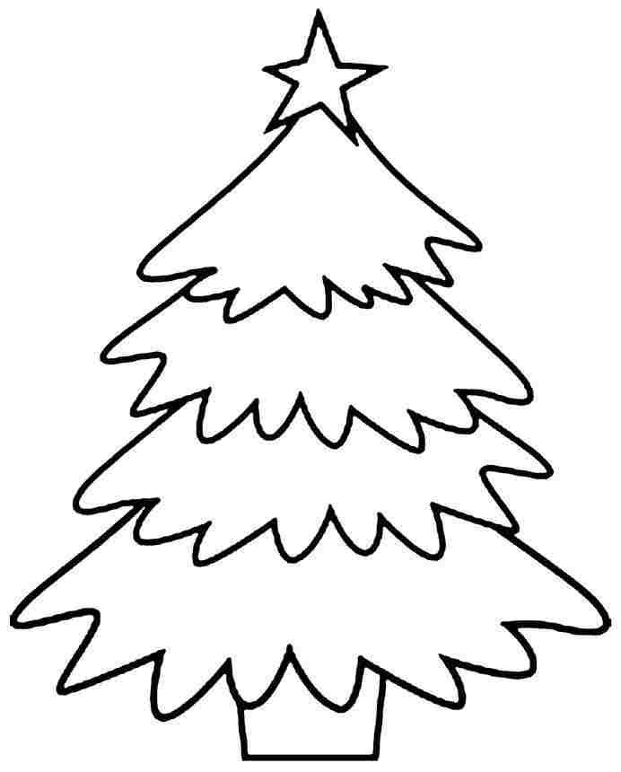 Christmas Tree Coloring Page ...