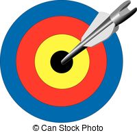 Arrow bullseye clipart