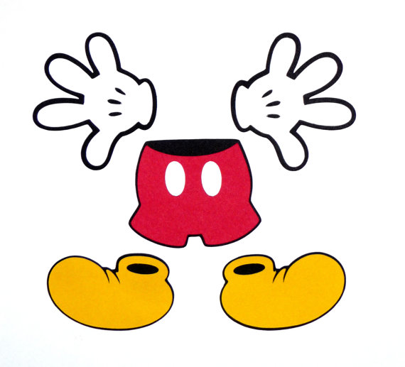 Mickey mouse body clipart