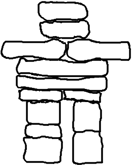 Inukshuk clipart