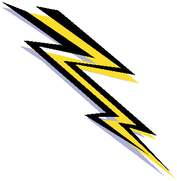 Animated lightning bolt clipart