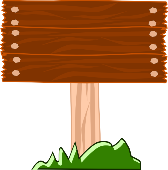 Wood Street Sign Clip Art - vector clip art online ...