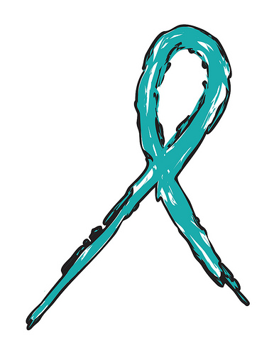 Cervical Cancer Ribbon Clip Art