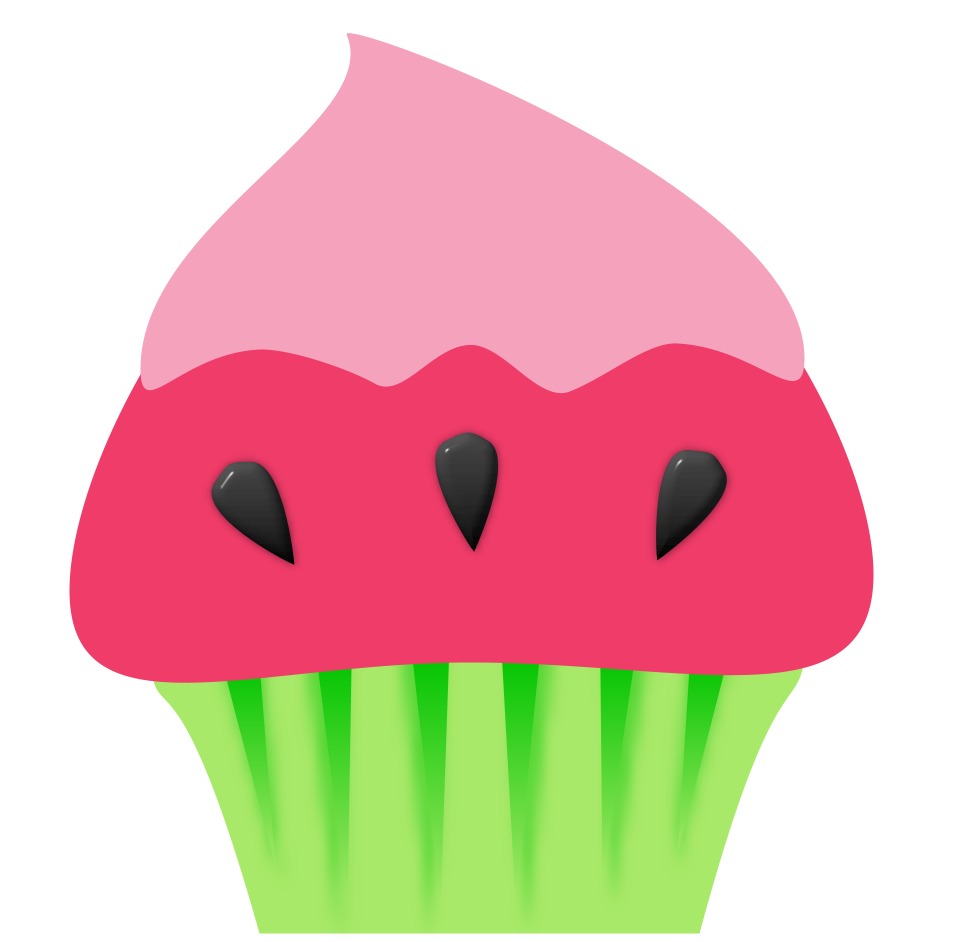 Cupcake Border Clip Art