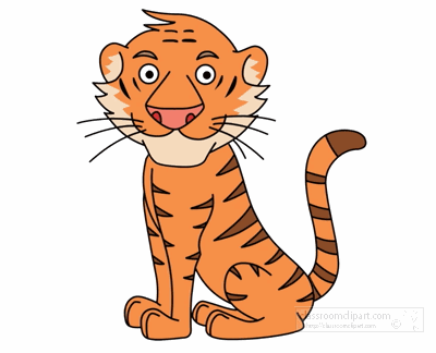 Animated Tiger Clipart