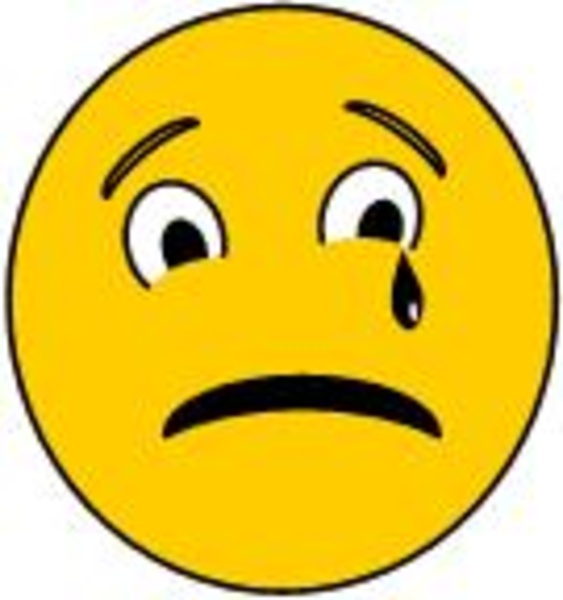 Tearful Face | Free Images - vector clip art online ...