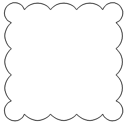 Scalloped Edge Border Clipart