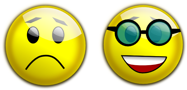 Happy sad clipart