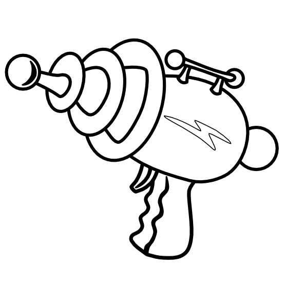 Ray gun clipart